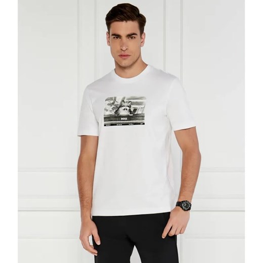 BOSS ORANGE T-shirt | Regular Fit ze sklepu Gomez Fashion Store w kategorii T-shirty męskie - zdjęcie 184996543