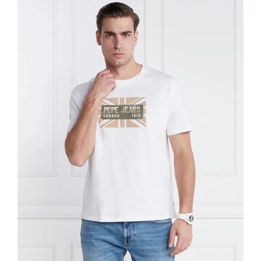 Pepe Jeans London T-shirt credick ze sklepu Gomez Fashion Store w kategorii T-shirty męskie - zdjęcie 184996570