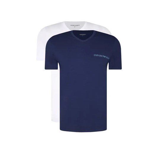 Emporio Armani T-shirt 2-pack | Slim Fit | stretch ze sklepu Gomez Fashion Store w kategorii T-shirty męskie - zdjęcie 184996602