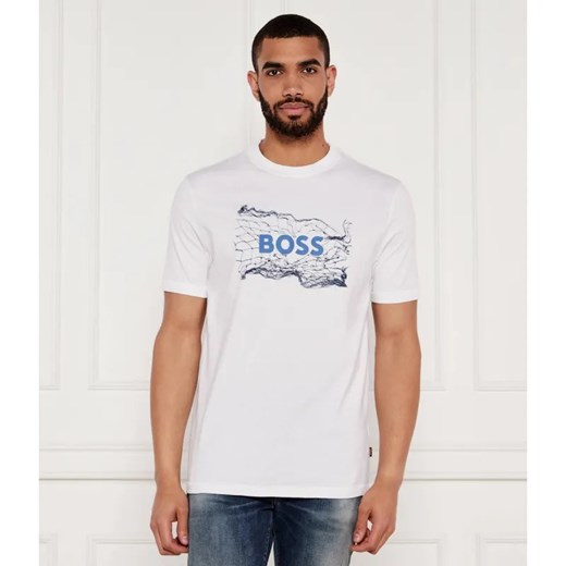 BOSS ORANGE T-shirt Te_logospace | Regular Fit ze sklepu Gomez Fashion Store w kategorii T-shirty męskie - zdjęcie 184996994