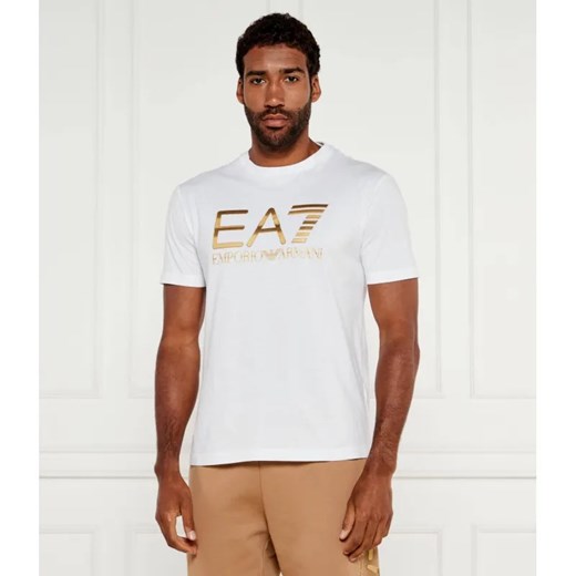 EA7 T-shirt | Regular Fit ze sklepu Gomez Fashion Store w kategorii T-shirty męskie - zdjęcie 184997151