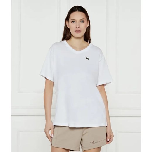 EA7 T-shirt | Regular Fit ze sklepu Gomez Fashion Store w kategorii Bluzki damskie - zdjęcie 184997152