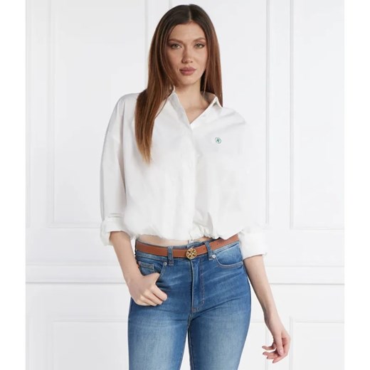 Tommy Hilfiger Koszula SMD BLOUSON DRAWSTRING | Cropped Fit ze sklepu Gomez Fashion Store w kategorii Koszule damskie - zdjęcie 184997240