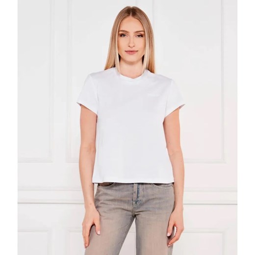 Patrizia Pepe T-shirt | Regular Fit ze sklepu Gomez Fashion Store w kategorii Bluzki damskie - zdjęcie 184997254