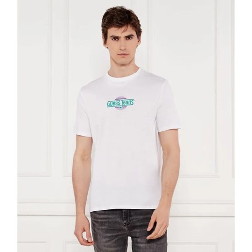 Guess Jeans T-shirt SUNSET | Slim Fit ze sklepu Gomez Fashion Store w kategorii T-shirty męskie - zdjęcie 184997264