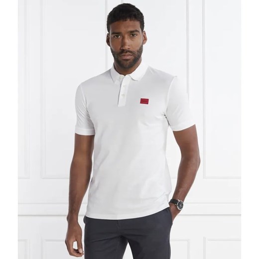 HUGO Polo Dereso232 | Slim Fit | pique ze sklepu Gomez Fashion Store w kategorii T-shirty męskie - zdjęcie 184997272