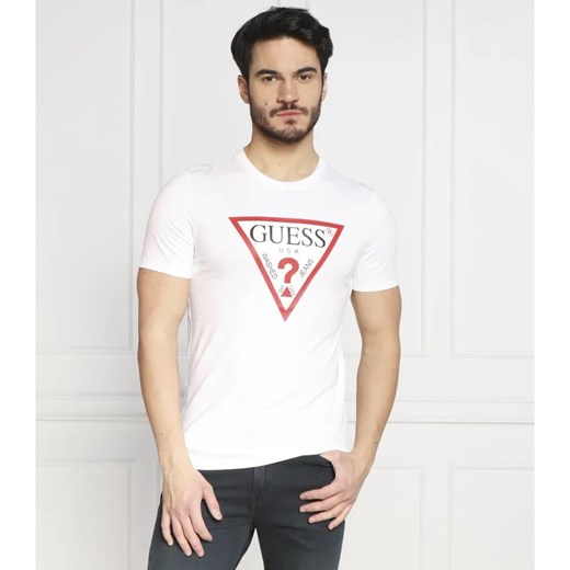 GUESS T-shirt | Slim Fit ze sklepu Gomez Fashion Store w kategorii T-shirty męskie - zdjęcie 184997304