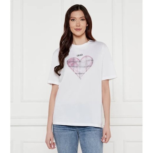Liu Jo T-shirt | Regular Fit ze sklepu Gomez Fashion Store w kategorii Bluzki damskie - zdjęcie 184997571