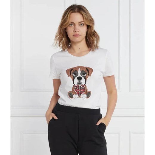 Liu Jo T-shirt | Regular Fit ze sklepu Gomez Fashion Store w kategorii Bluzki damskie - zdjęcie 184997592