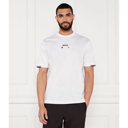 BOSS GREEN T-shirt TEE BOSS OPEN 25 | Regular Fit | stretch ze sklepu Gomez Fashion Store w kategorii T-shirty męskie - zdjęcie 184997611