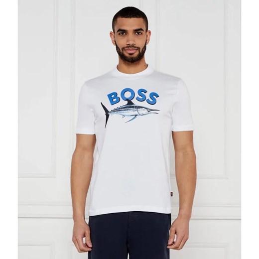 BOSS ORANGE T-shirt Te_Bossfish | Regular Fit ze sklepu Gomez Fashion Store w kategorii T-shirty męskie - zdjęcie 184997613