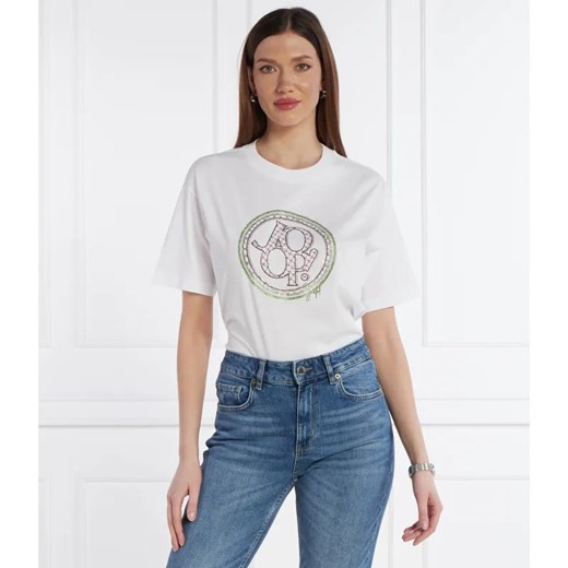 Joop! T-shirt | Regular Fit ze sklepu Gomez Fashion Store w kategorii Bluzki damskie - zdjęcie 184997633