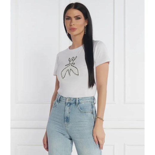 Patrizia Pepe T-shirt | Regular Fit ze sklepu Gomez Fashion Store w kategorii Bluzki damskie - zdjęcie 184997661
