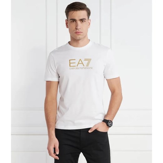 EA7 T-shirt | Regular Fit ze sklepu Gomez Fashion Store w kategorii T-shirty męskie - zdjęcie 184997703