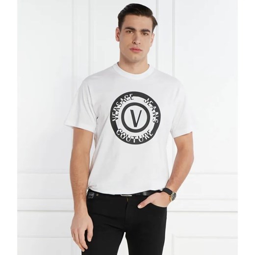 Versace Jeans Couture T-shirt SERIGRAFICHE | Regular Fit ze sklepu Gomez Fashion Store w kategorii T-shirty męskie - zdjęcie 184997731