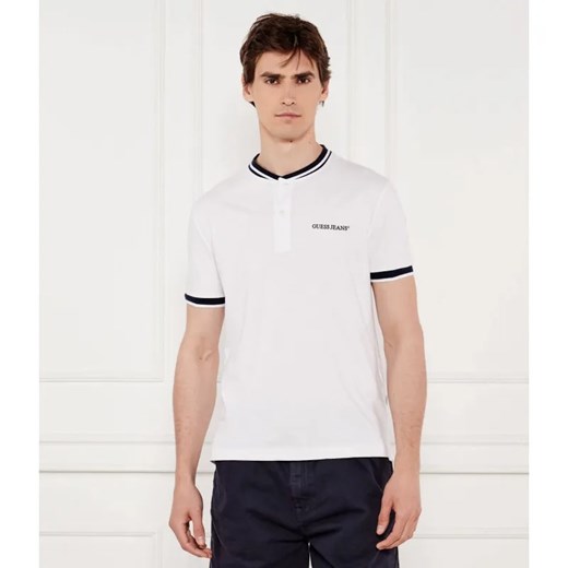 Guess Jeans Polo HENLEY | Regular Fit ze sklepu Gomez Fashion Store w kategorii T-shirty męskie - zdjęcie 184997871