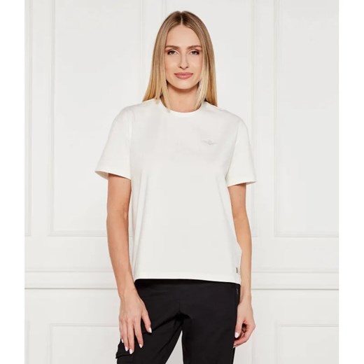 Aeronautica Militare T-shirt | Regular Fit ze sklepu Gomez Fashion Store w kategorii Bluzki damskie - zdjęcie 184998130
