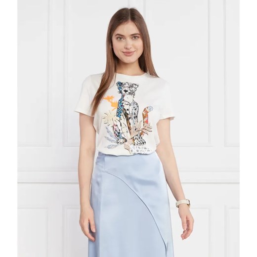 Marc Cain T-shirt | Regular Fit ze sklepu Gomez Fashion Store w kategorii Bluzki damskie - zdjęcie 184998242