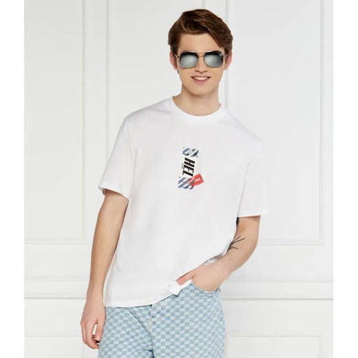 HUGO T-shirt | Regular Fit ze sklepu Gomez Fashion Store w kategorii T-shirty męskie - zdjęcie 184998243