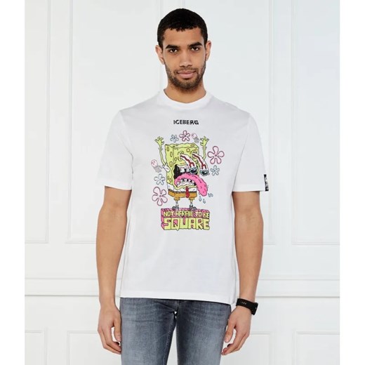 Iceberg T-shirt Iceberg x Spongebob | Regular Fit ze sklepu Gomez Fashion Store w kategorii T-shirty męskie - zdjęcie 184998244