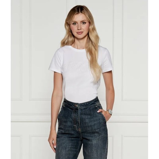 Armani Exchange T-shirt | Regular Fit ze sklepu Gomez Fashion Store w kategorii Bluzki damskie - zdjęcie 184998310