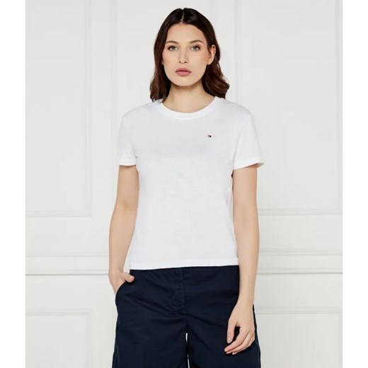 Tommy Hilfiger T-shirt | Slim Fit ze sklepu Gomez Fashion Store w kategorii Bluzki damskie - zdjęcie 184998312