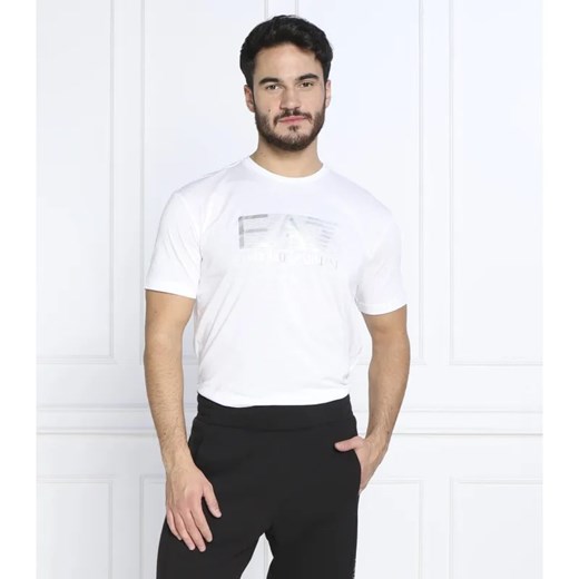 EA7 T-shirt | Regular Fit ze sklepu Gomez Fashion Store w kategorii T-shirty męskie - zdjęcie 184998354