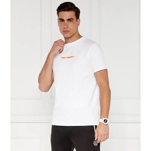 Karl Lagerfeld T-shirt | Regular Fit | stretch ze sklepu Gomez Fashion Store w kategorii T-shirty męskie - zdjęcie 184998363