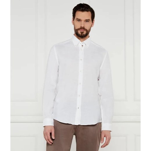 BOSS BLACK Lniana koszula H-LIAM-BD-E-C1-243 | Regular Fit ze sklepu Gomez Fashion Store w kategorii Koszule męskie - zdjęcie 184998434