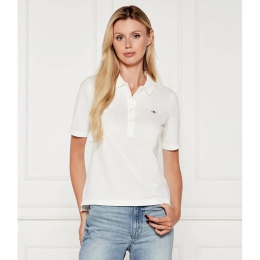 Gant Polo | Slim Fit | pique ze sklepu Gomez Fashion Store w kategorii Bluzki damskie - zdjęcie 184998453