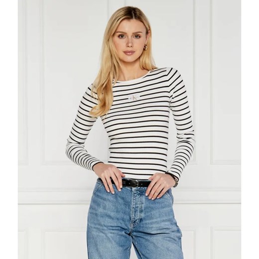 Calvin Klein Jeans Sweter | Slim Fit ze sklepu Gomez Fashion Store w kategorii Swetry damskie - zdjęcie 184998471