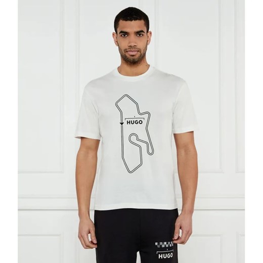 HUGO T-shirt Droad | Loose fit ze sklepu Gomez Fashion Store w kategorii T-shirty męskie - zdjęcie 184998540