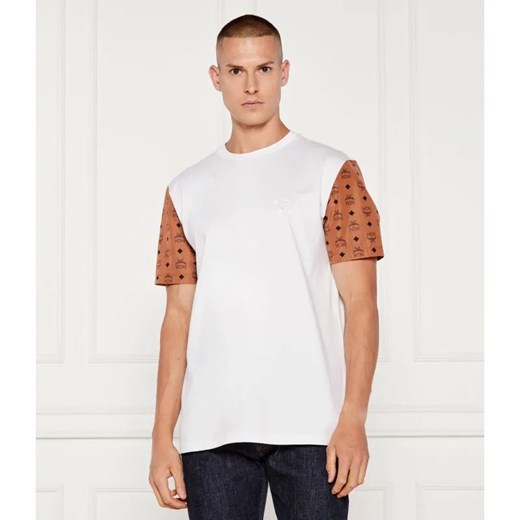 MCM T-shirt MONOGRAM | Regular Fit ze sklepu Gomez Fashion Store w kategorii T-shirty męskie - zdjęcie 184998572