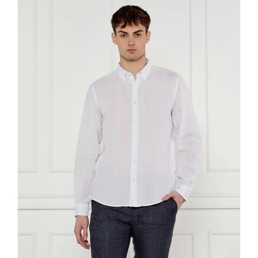 BOSS BLACK Lniana koszula C-LIAM-S-BD-C1-243 | Regular Fit ze sklepu Gomez Fashion Store w kategorii Koszule męskie - zdjęcie 184998583