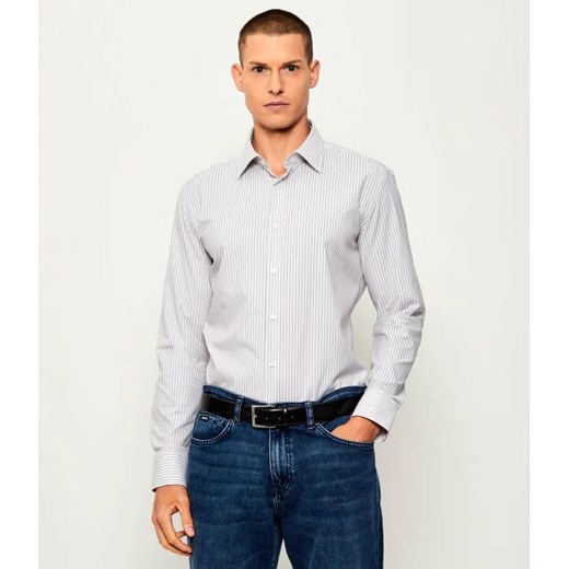 BOSS BLACK Koszula P-HANK-kent-C1-222 | Slim Fit ze sklepu Gomez Fashion Store w kategorii Koszule męskie - zdjęcie 184998611