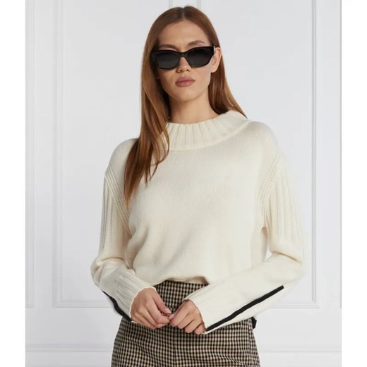 Marc Cain Wełniany sweter | Regular Fit | z dodatkiem kaszmiru ze sklepu Gomez Fashion Store w kategorii Swetry damskie - zdjęcie 184998633