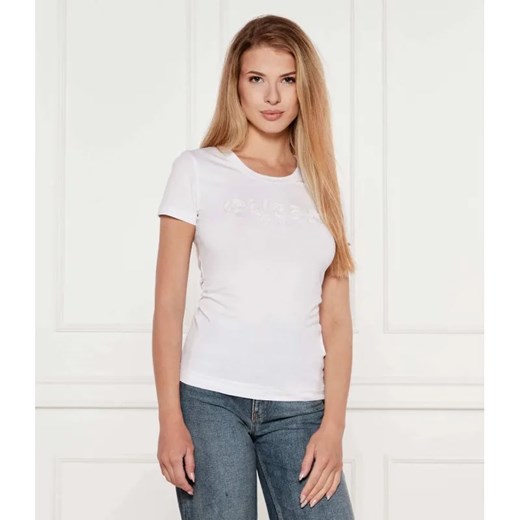 GUESS T-shirt | Slim Fit ze sklepu Gomez Fashion Store w kategorii Bluzki damskie - zdjęcie 184998670