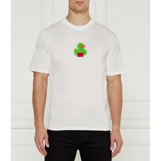 HUGO T-shirt Dilippers | Relaxed fit ze sklepu Gomez Fashion Store w kategorii T-shirty męskie - zdjęcie 184998690