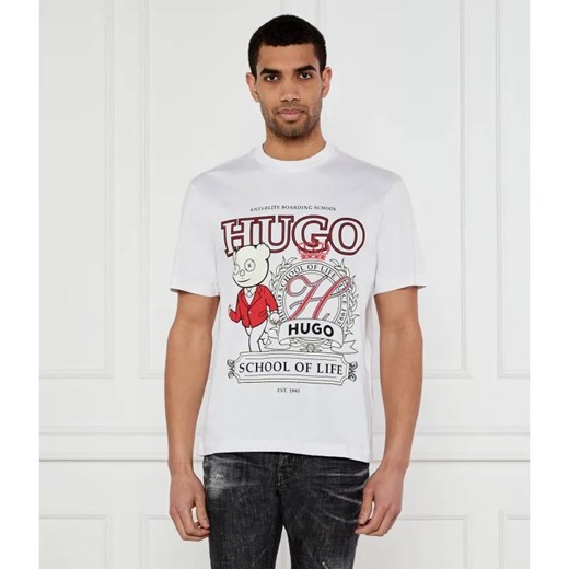 HUGO T-shirt Daporoni | Loose fit ze sklepu Gomez Fashion Store w kategorii T-shirty męskie - zdjęcie 184998710