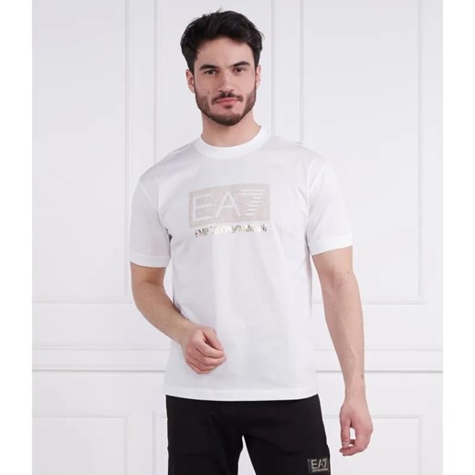 EA7 T-shirt | Regular Fit ze sklepu Gomez Fashion Store w kategorii T-shirty męskie - zdjęcie 184998712