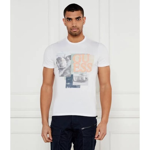 GUESS T-shirt | Slim Fit ze sklepu Gomez Fashion Store w kategorii T-shirty męskie - zdjęcie 184998762