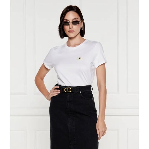 TWINSET T-shirt | Regular Fit ze sklepu Gomez Fashion Store w kategorii Bluzki damskie - zdjęcie 184998821