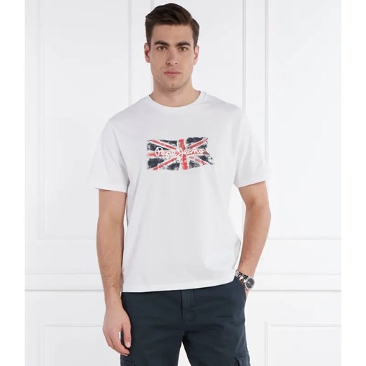 Pepe Jeans London T-shirt CLAG | Regular Fit ze sklepu Gomez Fashion Store w kategorii T-shirty męskie - zdjęcie 184998933