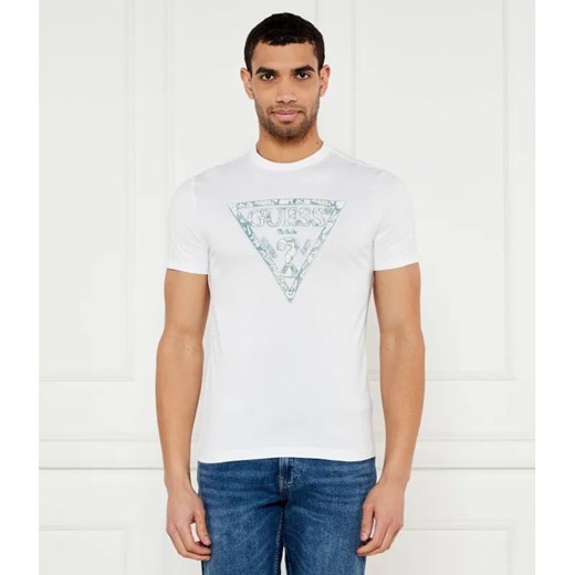 GUESS T-shirt | Slim Fit ze sklepu Gomez Fashion Store w kategorii T-shirty męskie - zdjęcie 184998962