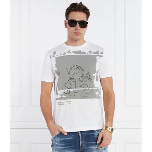 Iceberg T-shirt | Regular Fit ze sklepu Gomez Fashion Store w kategorii T-shirty męskie - zdjęcie 184999110