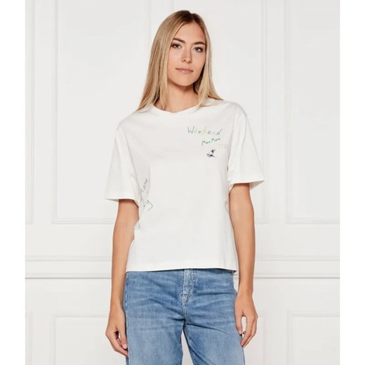 Weekend MaxMara T-shirt ACLINE | Relaxed fit ze sklepu Gomez Fashion Store w kategorii Bluzki damskie - zdjęcie 184999114