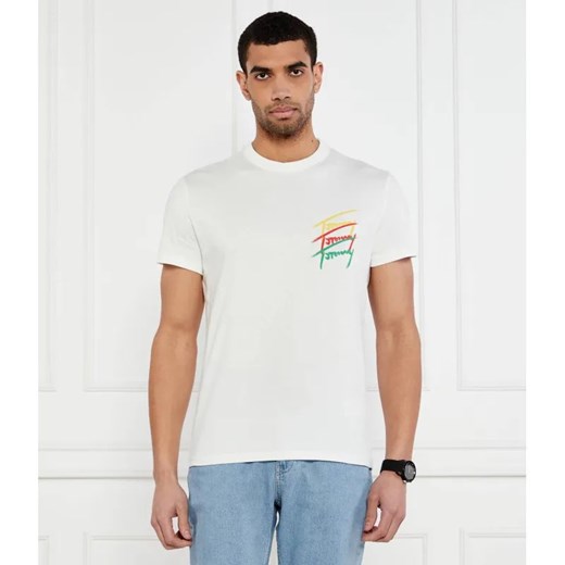 Tommy Jeans T-shirt | Regular Fit ze sklepu Gomez Fashion Store w kategorii T-shirty męskie - zdjęcie 184999142