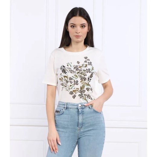 Marc Cain T-shirt | Regular Fit ze sklepu Gomez Fashion Store w kategorii Bluzki damskie - zdjęcie 184999184