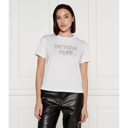 Patrizia Pepe T-shirt | Regular Fit ze sklepu Gomez Fashion Store w kategorii Bluzki damskie - zdjęcie 184999211