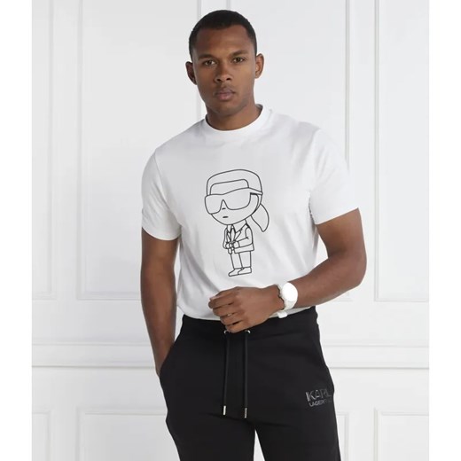 Karl Lagerfeld T-shirt | Regular Fit ze sklepu Gomez Fashion Store w kategorii T-shirty męskie - zdjęcie 184999224
